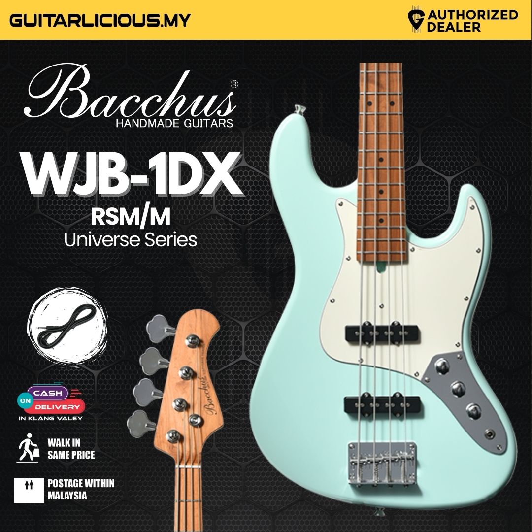 Bacchus WJB-1DX RSM/M Universe Series 4 Strings Bass Guitar