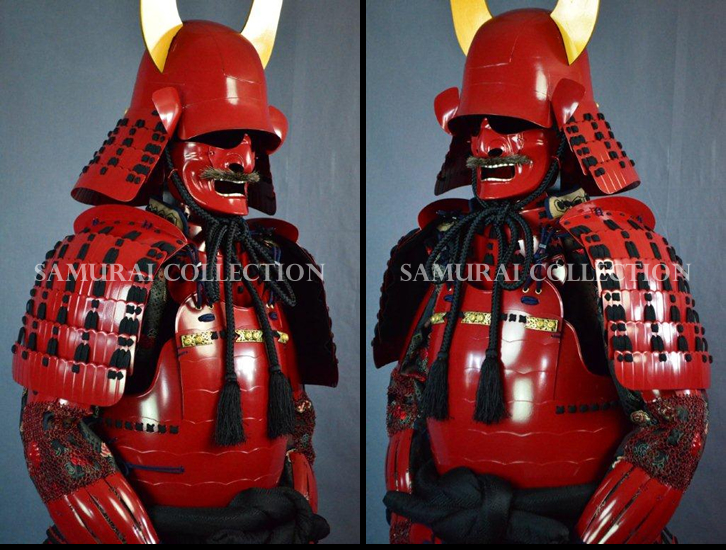 井伊直政 天衝脇立兜朱塗二枚胴具足 ｜ 中津市から全国販売 甲冑・鎧兜