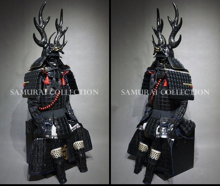 本多忠勝 獅噛前立鹿角脇立兜黒糸威胴具足 ｜ 中津市から全国販売 甲冑