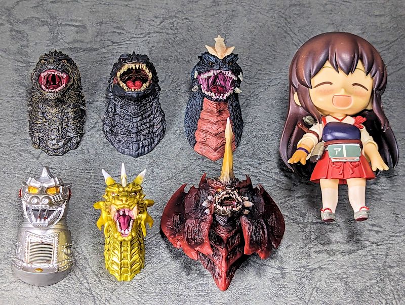 玩栗犬と、一番くじ ゴジラ-1.0 モンスターヘッドマグネット | 玩栗犬