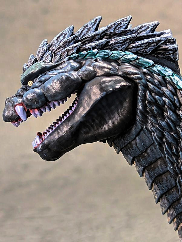 玩栗犬と、一番くじ ゴジラ 大怪獣列伝 モンスターヘッドマグネット