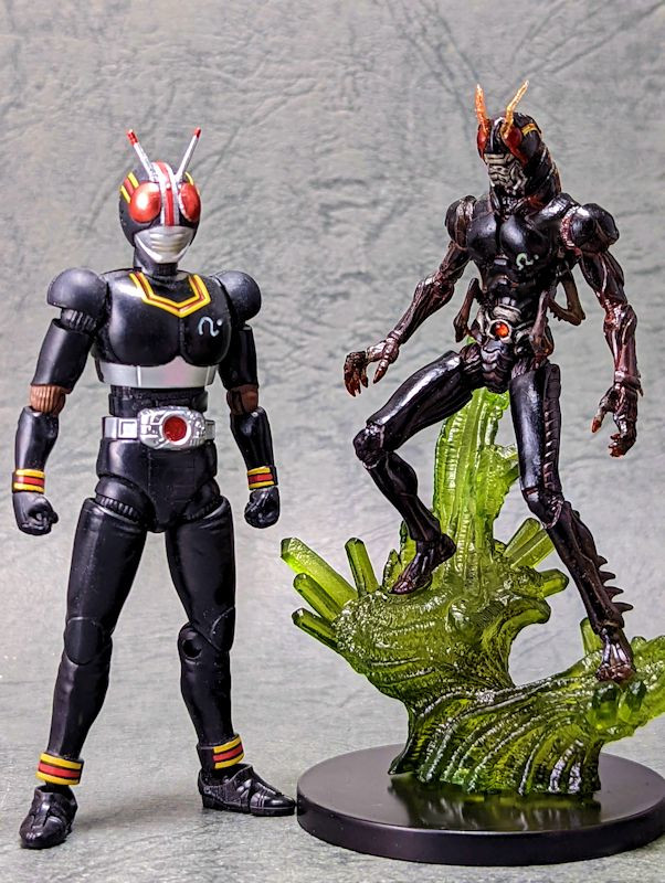 玩栗犬と、S.I.C.匠魂 Black ＆ バトルホッパー | 玩栗犬 真ホビー