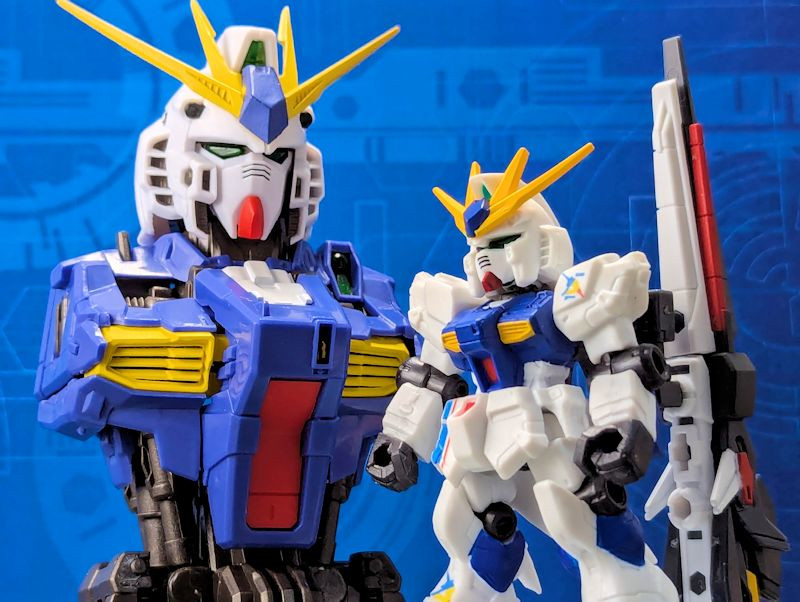 玩栗犬と、MSアンサンブル Ver. FUKUOKA RX-93ff vガンダム | 玩栗犬