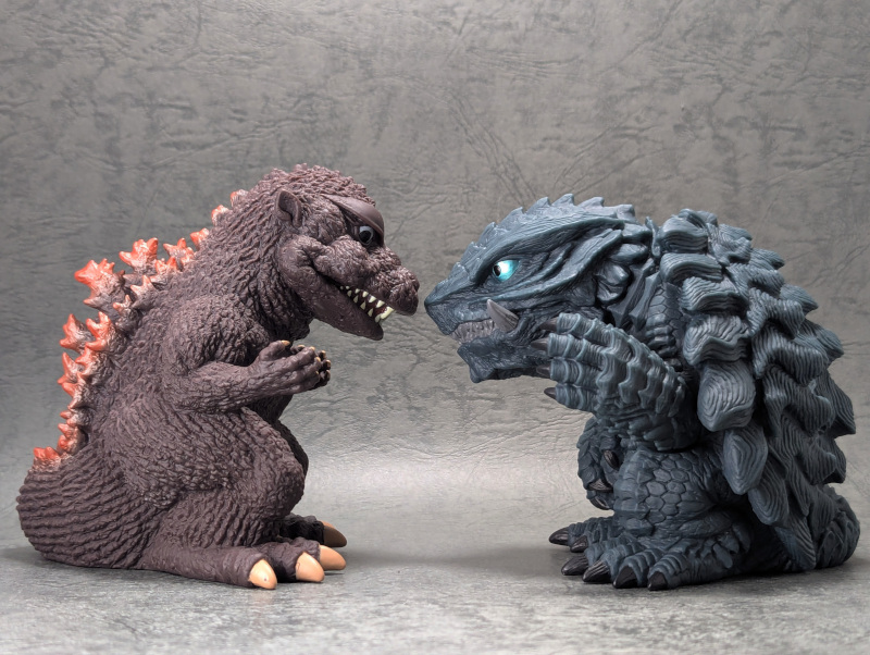 玩栗犬と、鎮座獣 ガメラ (2023) GAMERA -Rebirth- | 玩栗犬 真ホビー