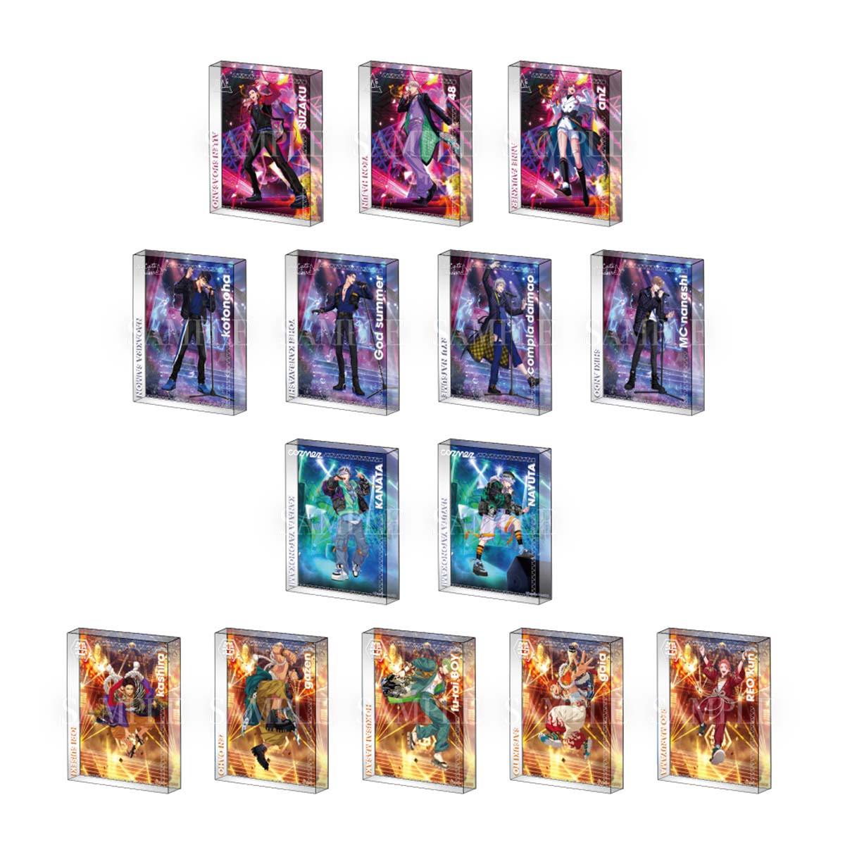 Paradox Live 5th Anniversary ミニアクリルブロック Ver.1