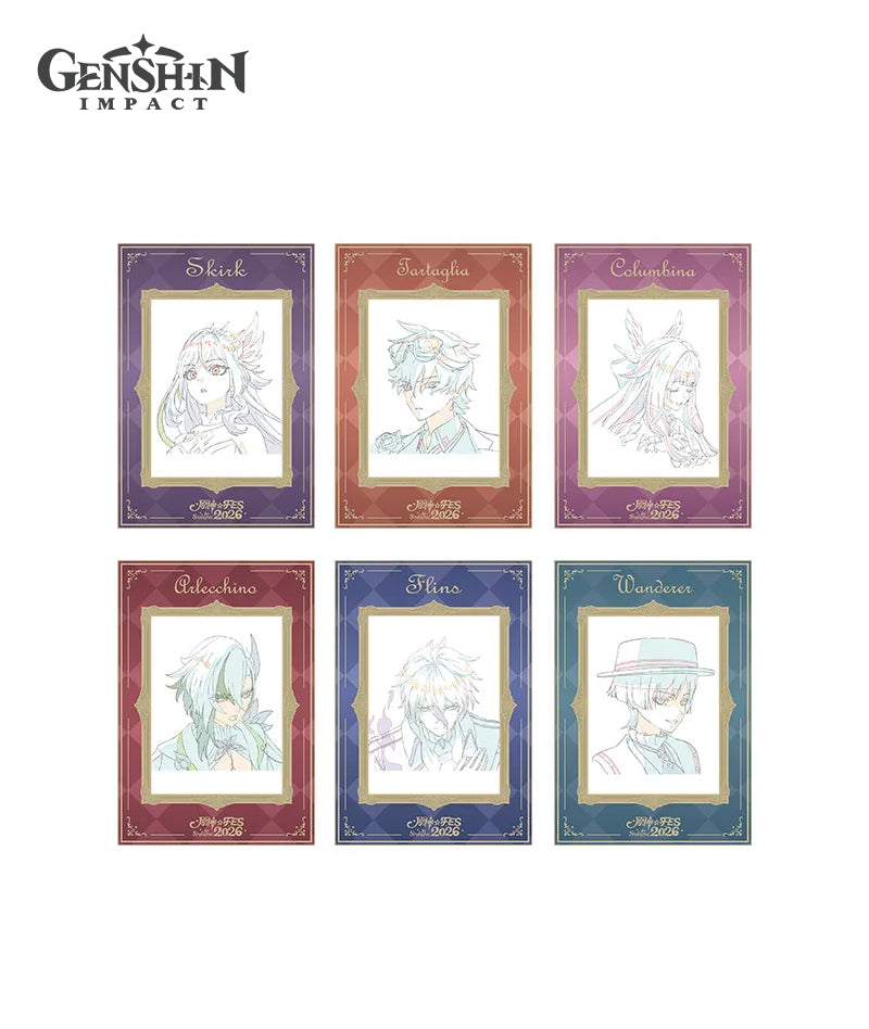 Genshin FES 2026 Character Art Prismatic Card Set – GenshinFans