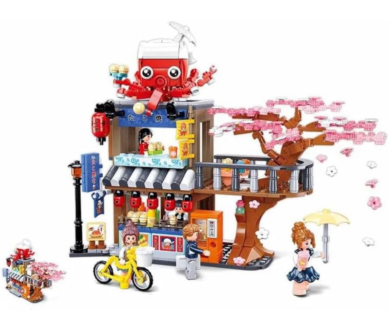 Tako Yaki Store Building Blocks Set | General Jim's Toys & Bricks | GJ