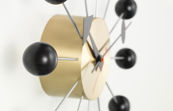 Vitra ヴィトラ 掛け時計 時計 ジョージネルソン ボールクロック BRASS