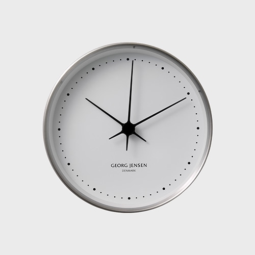 壁掛け時計 掛け時計 ジョージ ジェンセン SS WHダイヤル10 [ 壁掛け