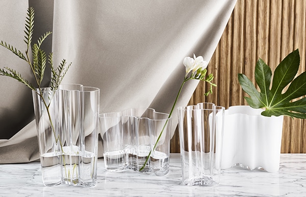 イッタラ フラワーベース / アアルトベース 95 mm クリア S [ iittala