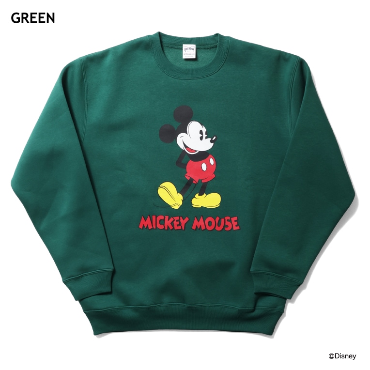 HOUSTON / ヒューストン 22257 【HOUSTON】 MICKEY MOUSE C/N SWEAT