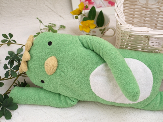 フモフモさん かぱ （薄緑・L） 河童 カッパ ぬいぐるみ ふもふもさん