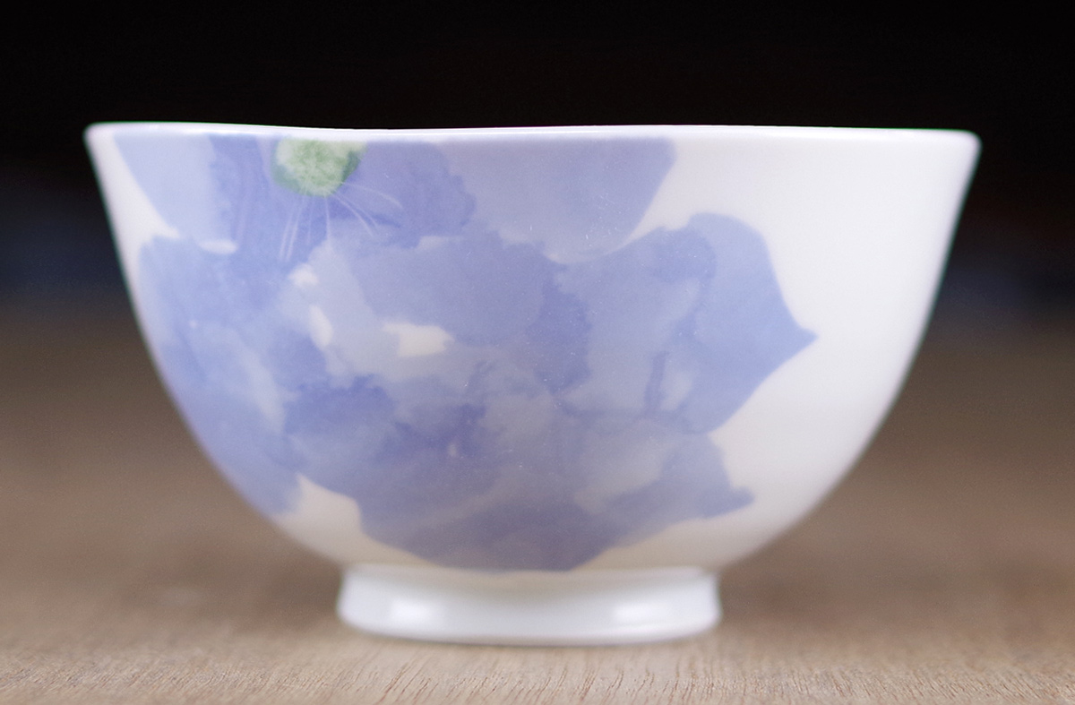 砥部焼 東窯（大東アリン）ごはん茶碗（もくれん）【和食器通販e