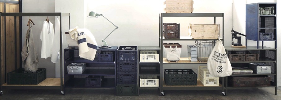 journal standard Furniture | ALLEN Steel Shelf NAVY アレンスチール