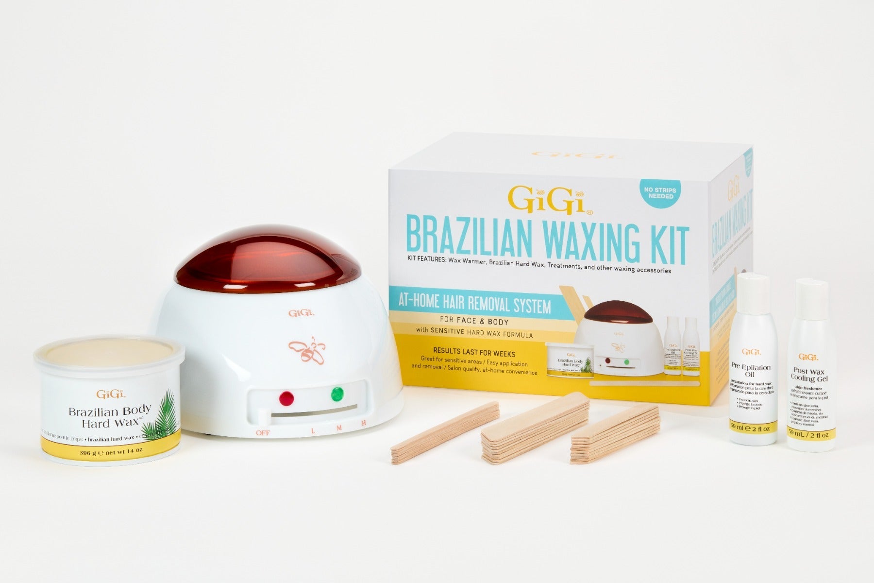 Brazilian Waxing Kit for Smooth, Strip-Free Bikini Hair Removal