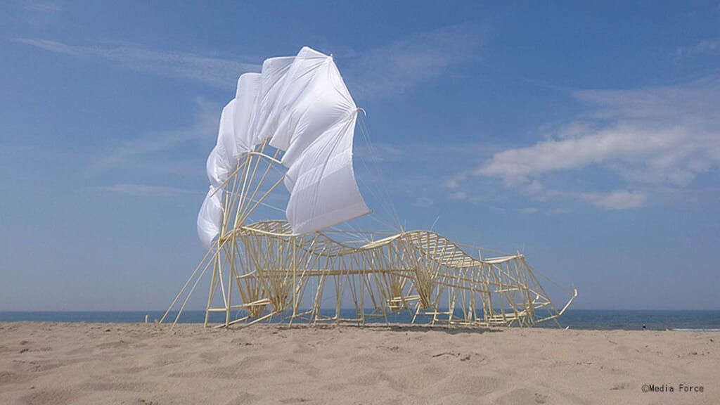 テオ・ヤンセンのストランドビーストの組み立てキットを期間限定発売