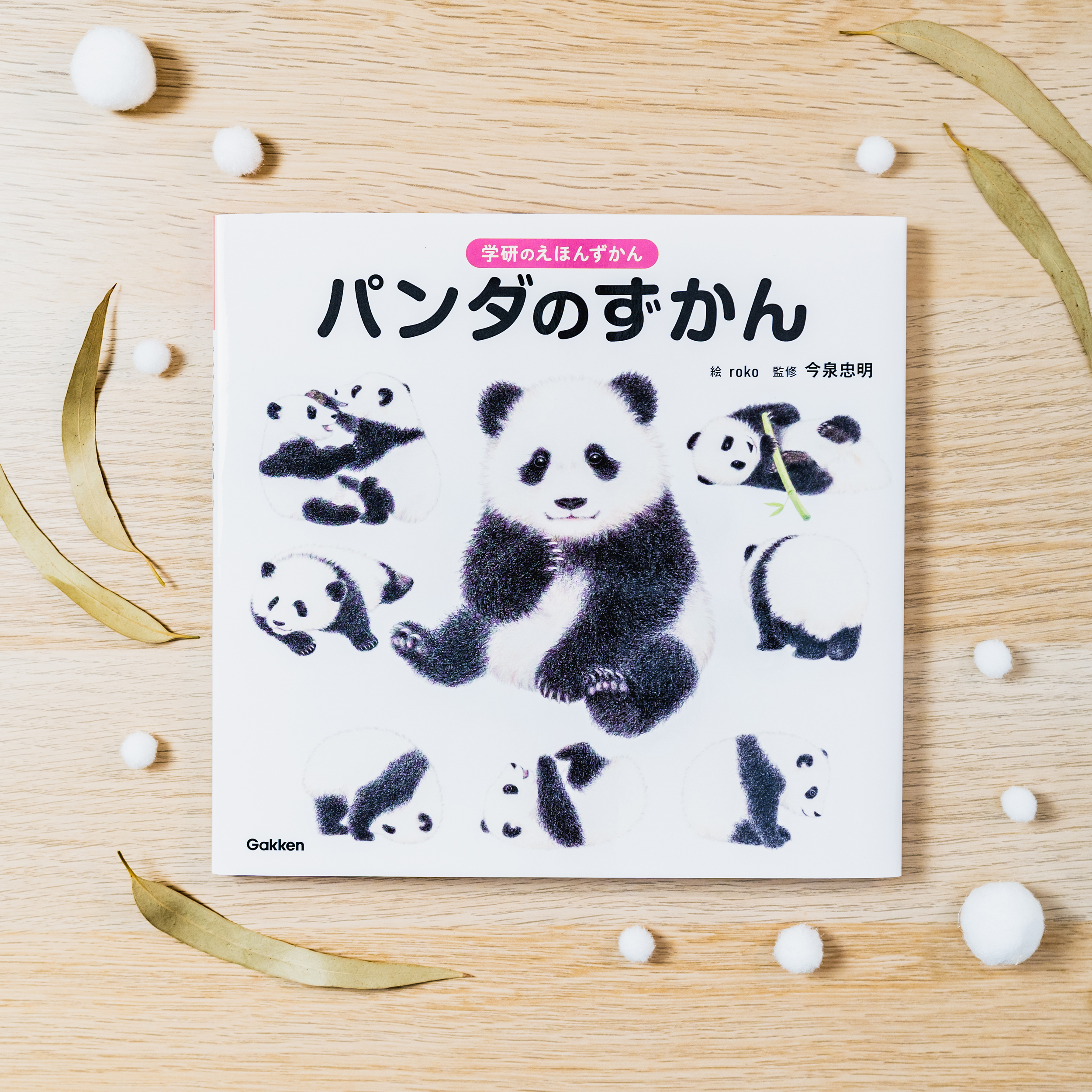 パンダだらけの絵本のような図鑑『パンダのずかん』発売! | （株