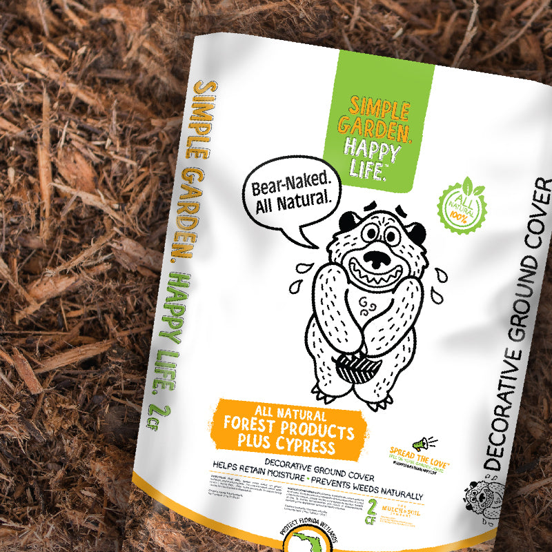 Full Pallet - Simple Garden Happy Life Cypress Blend Mulch - 2CF