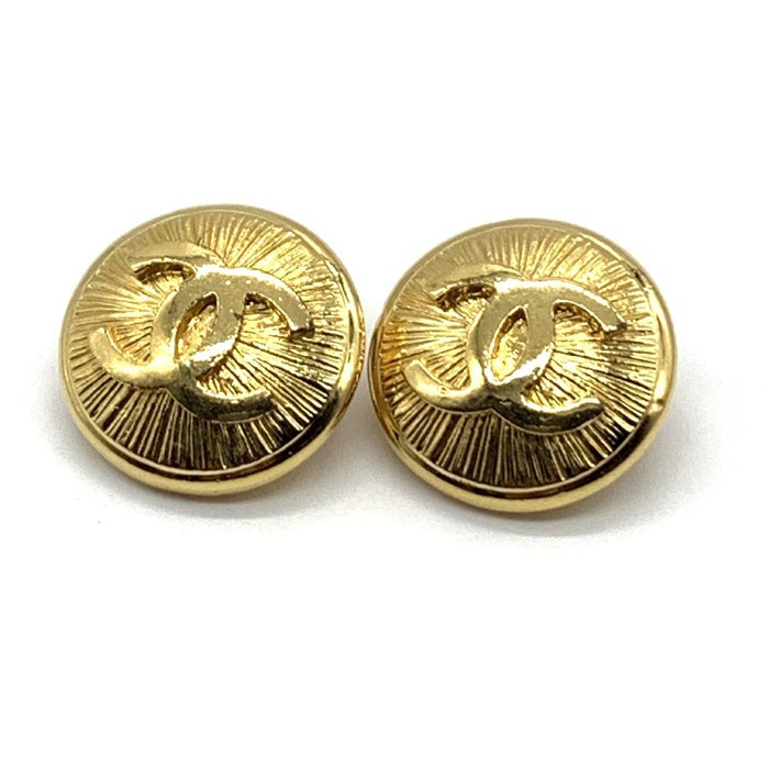 CHANEL シャネル ココマーク イヤリング ラウンド ゴールドGP 両耳