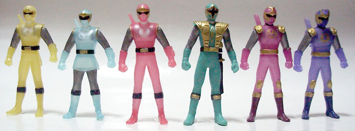 全プレ展示室 流派統一フィギュア6体セット