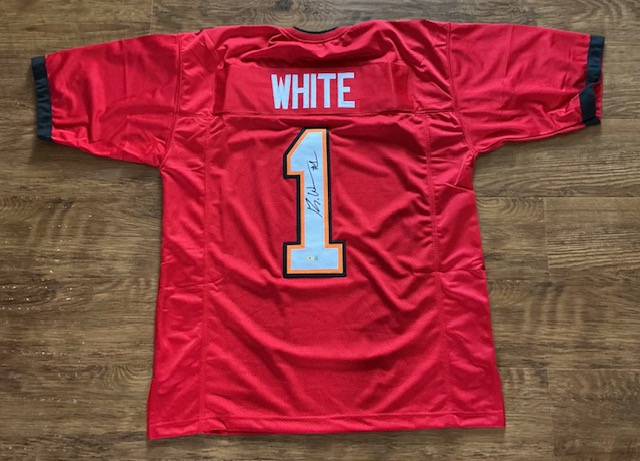 Rachaad White Autographed Tampa Bay Buccaneers Pro Style Jersey