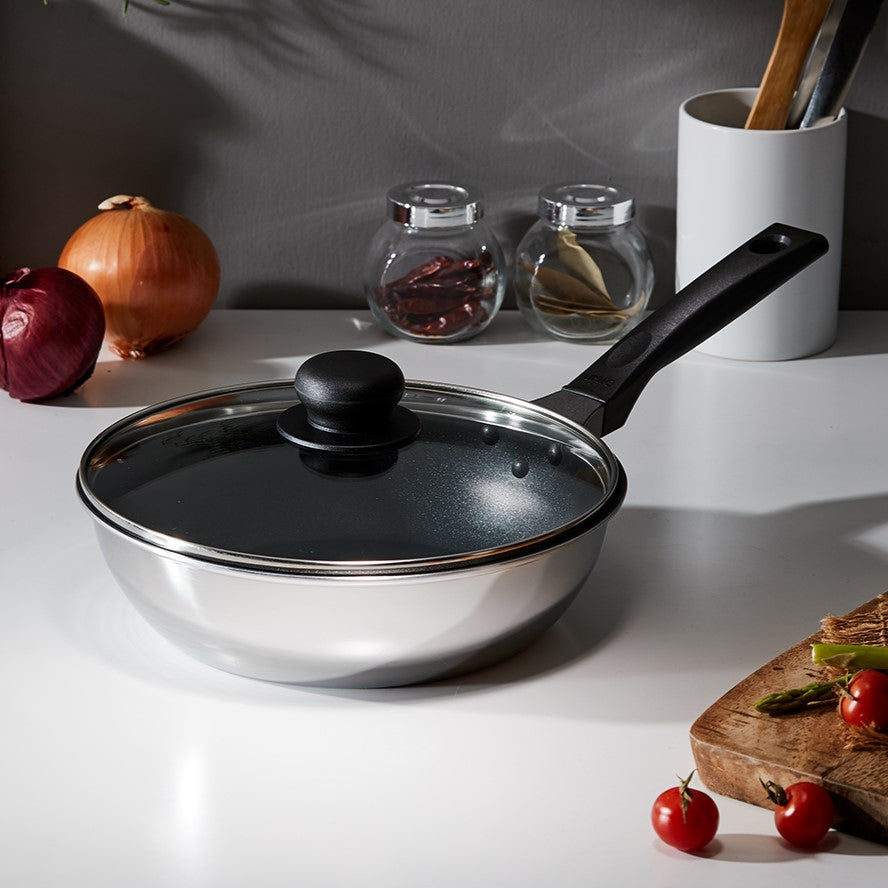 ガラス蓋&蒸しプレート付き3点セット】日本製 ウルシヤマ謹製