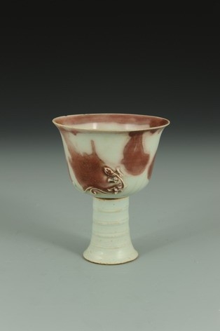 元代釉里红高足杯特征|陶瓷,瓷器鉴赏知识|样子收藏网,记录传统艺术品