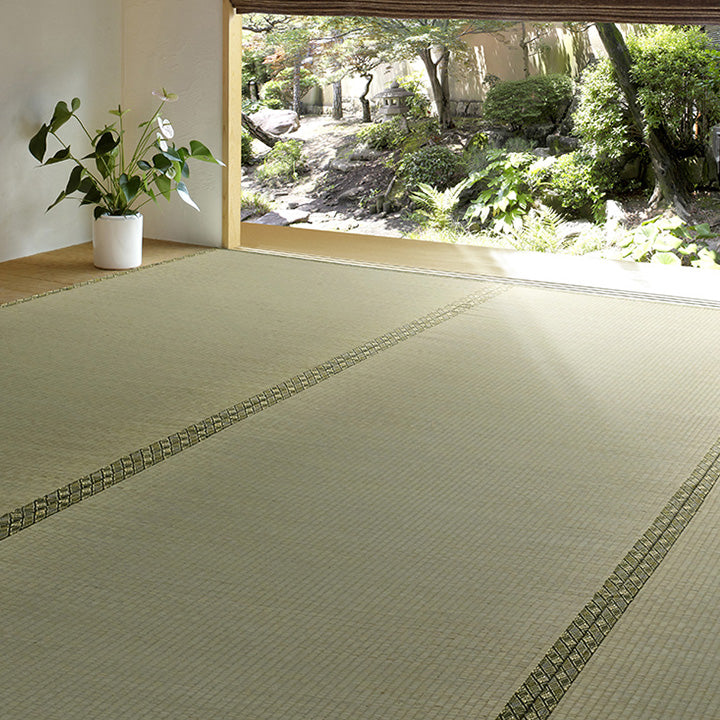 撥水い草上敷き ござ 備前｜江戸間・本間・団地間・36間 (中京間)・61