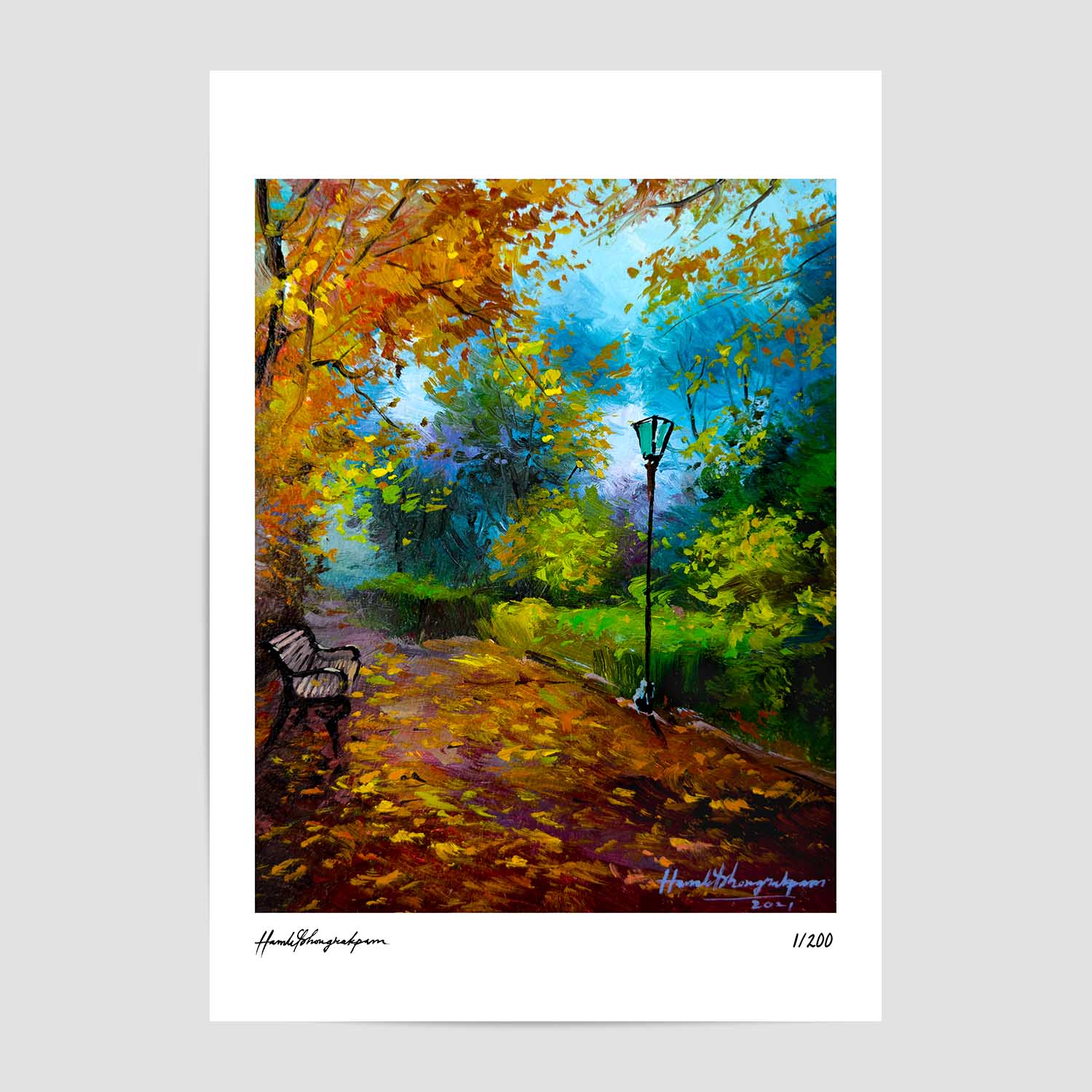 Enchanting Autumn (Print) – Hamlet Shougrakpam Art