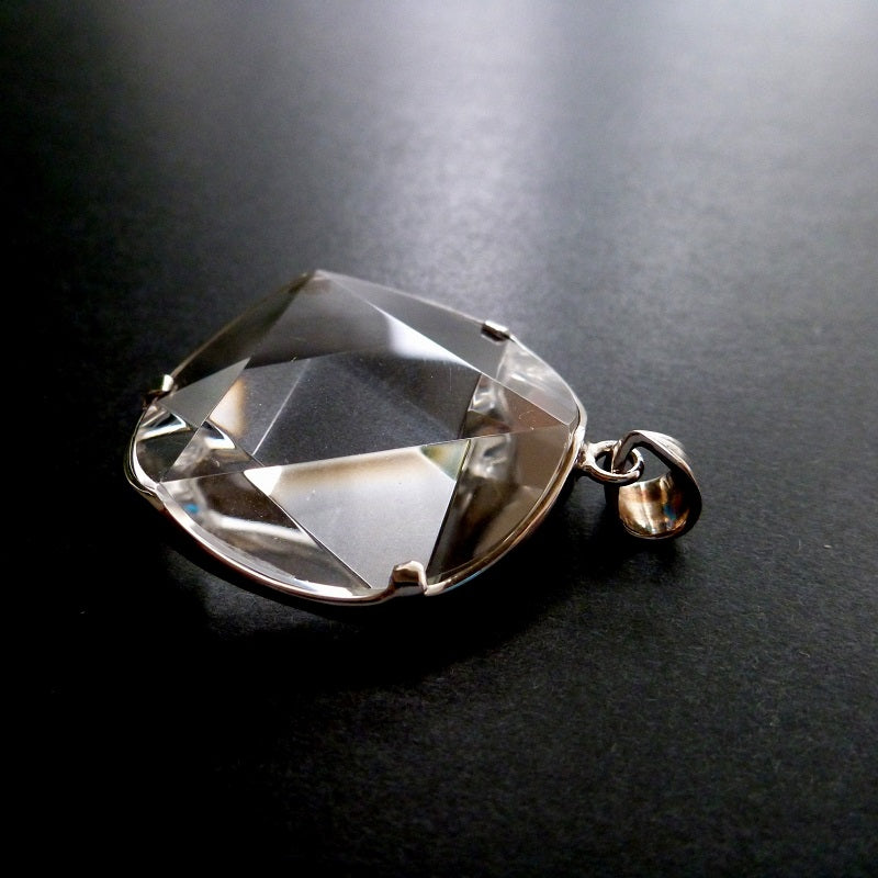 水晶《六芒星/ヘキサゴン》ペンダントトップ(silver925)【ポスト投函