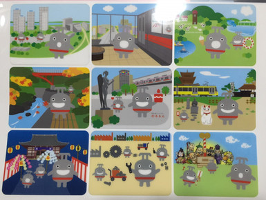 東急「のるるん」＆「ノッテちゃん」の限定PASMOだぁ