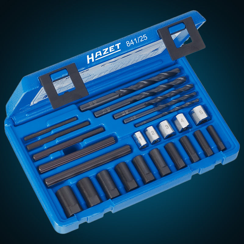 841/25 エキストラクターセット 25個組 – HAZET JAPAN