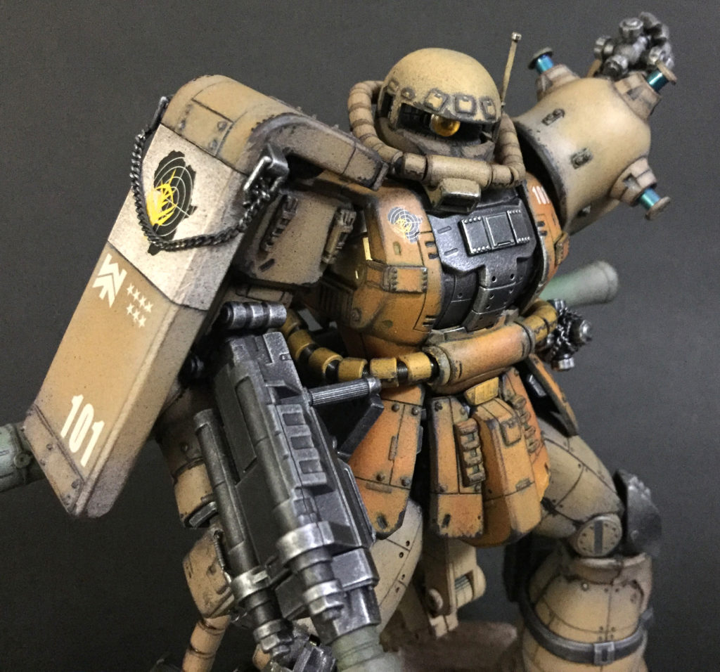 川口名人版 MS-06J ZAKU2 陸戦型 量産型ザクMG1/100 完成 – Zang Dang