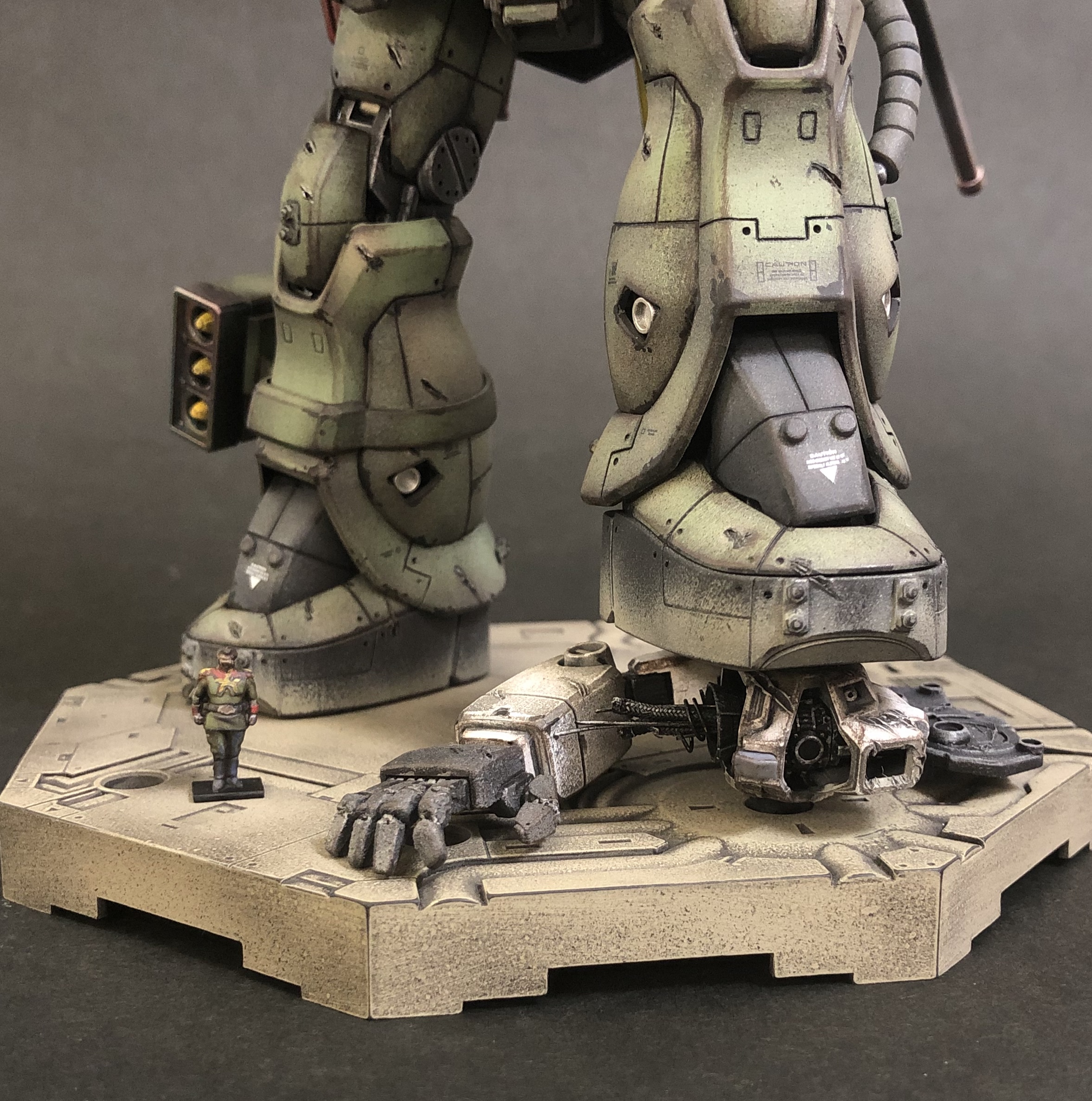 MG 1/100 MS-06F-2 ザクII F2型 ノイエン・ビッター機 完成