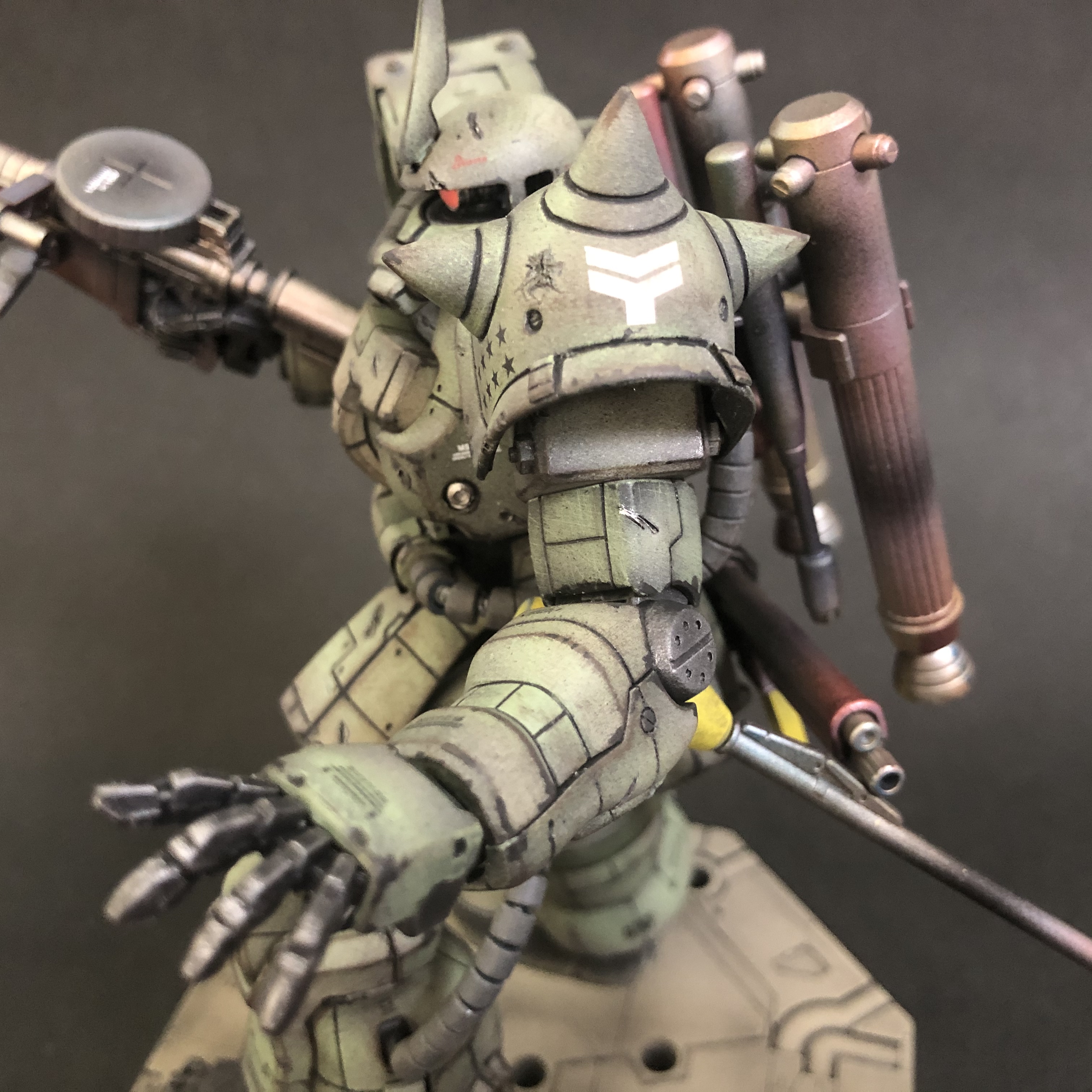 MG 1/100 MS-06F-2 ザクII F2型 ノイエン・ビッター機 完成