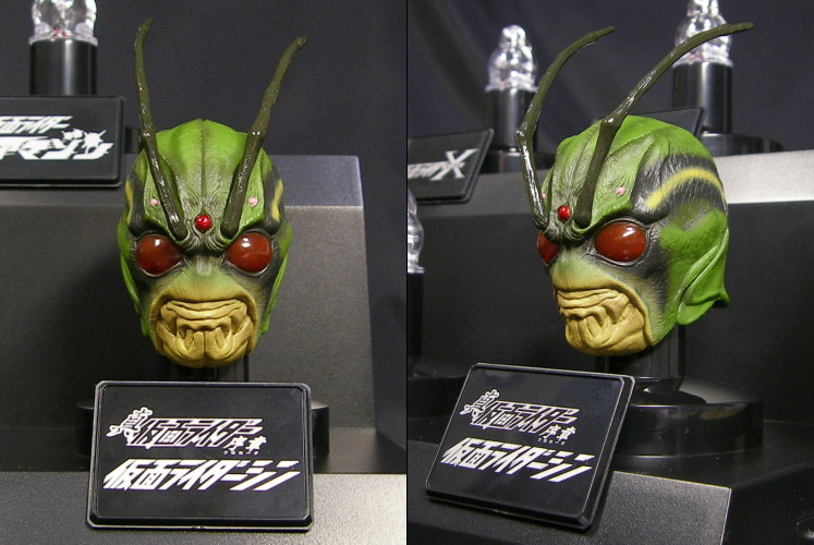 ライダーマスクコレクション プレミアム発光台座ディスプレイ～序章