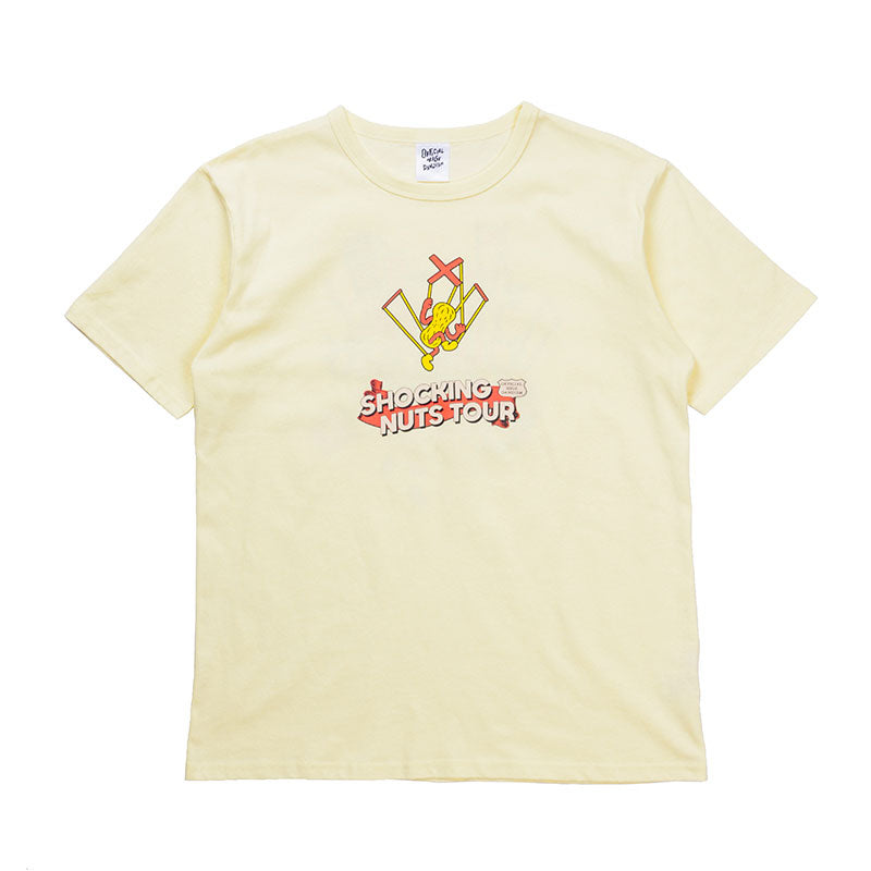 SHOCKING NUTS TOUR Tシャツ クリームホワイト（SHOCKING NUTS TOUR