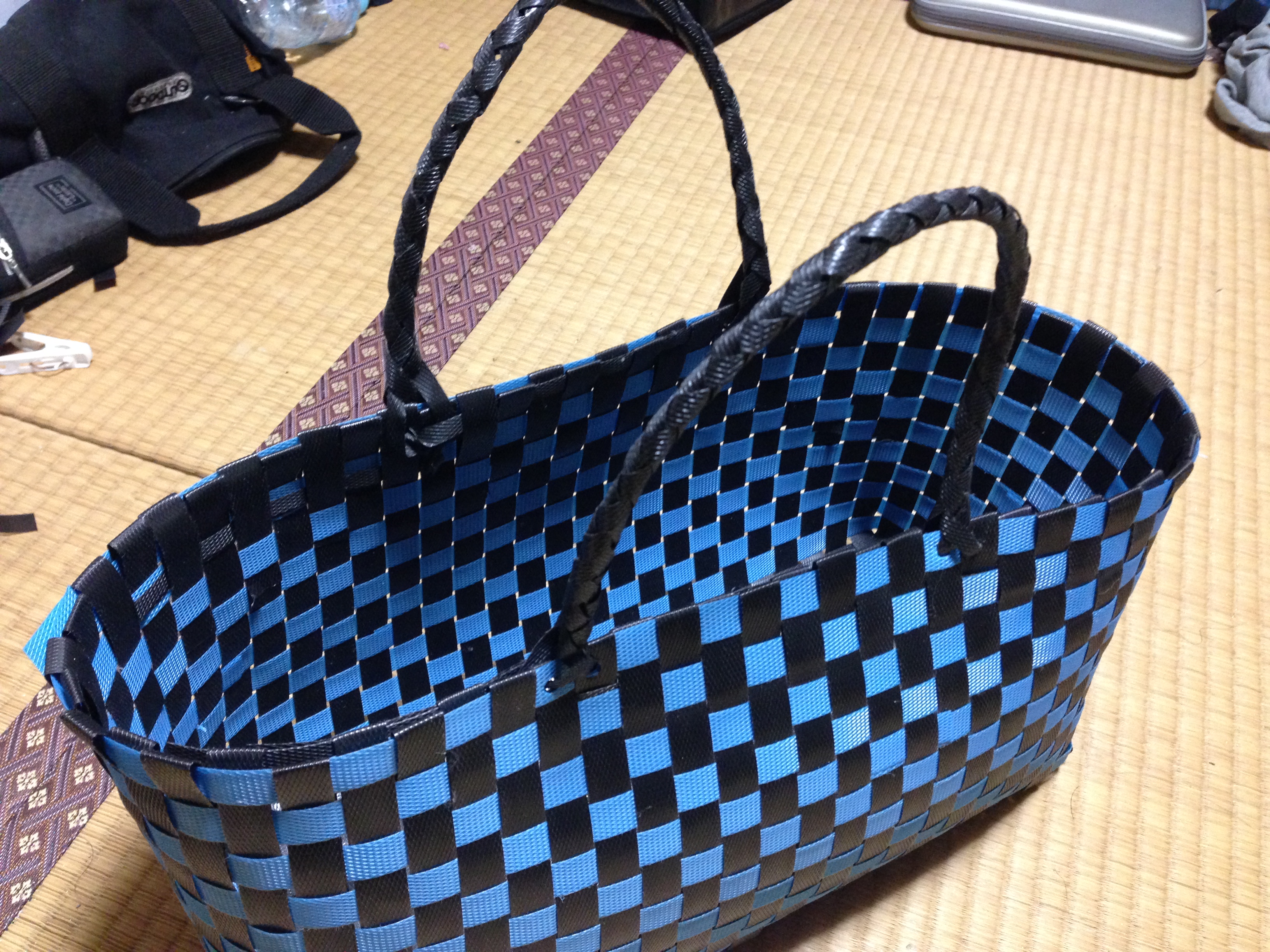 原価500円以下！テンゴ(PPバンドのカゴ)の作り方 | ひろろーぐ