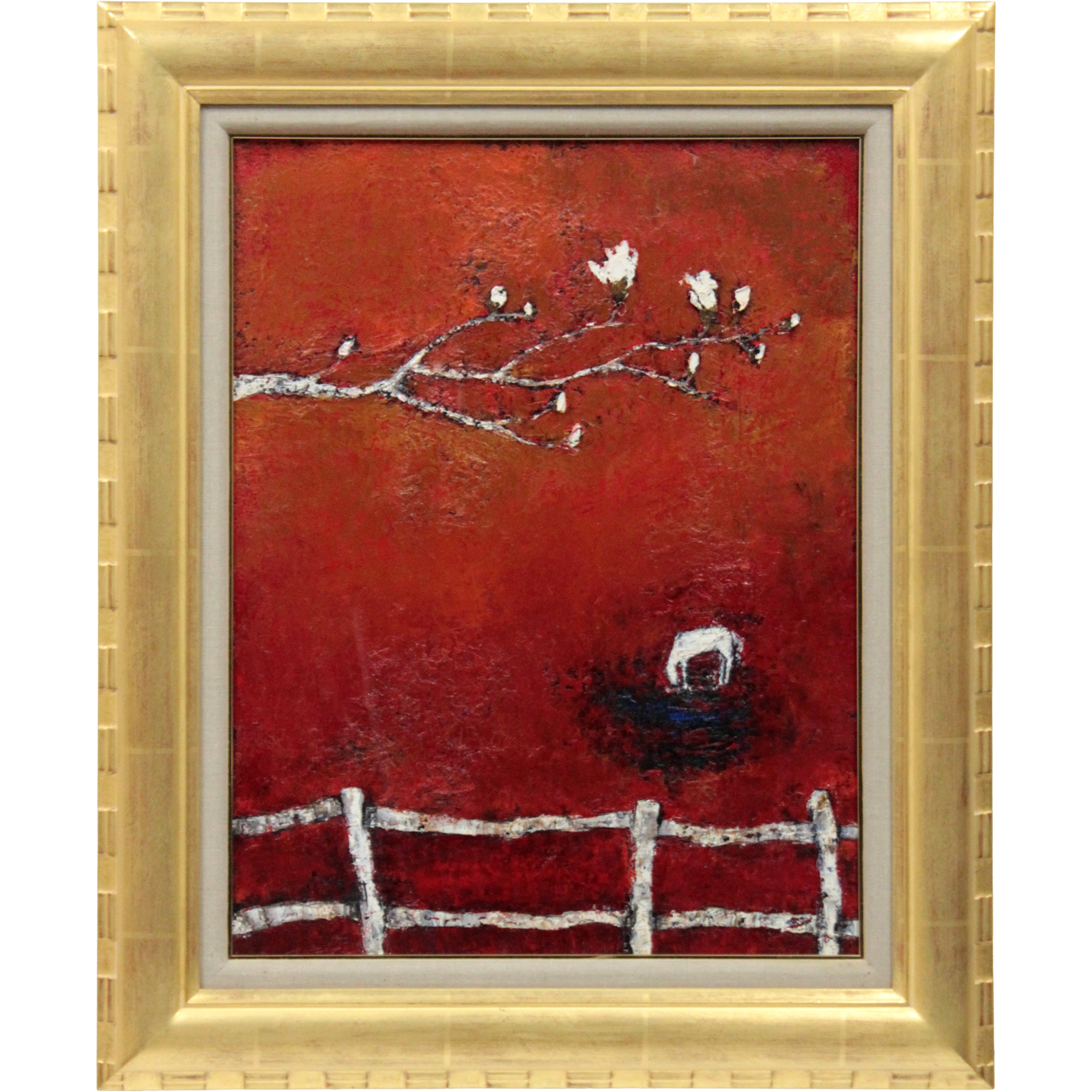 片山弘明 『風景』 油彩画 - 北海道画廊