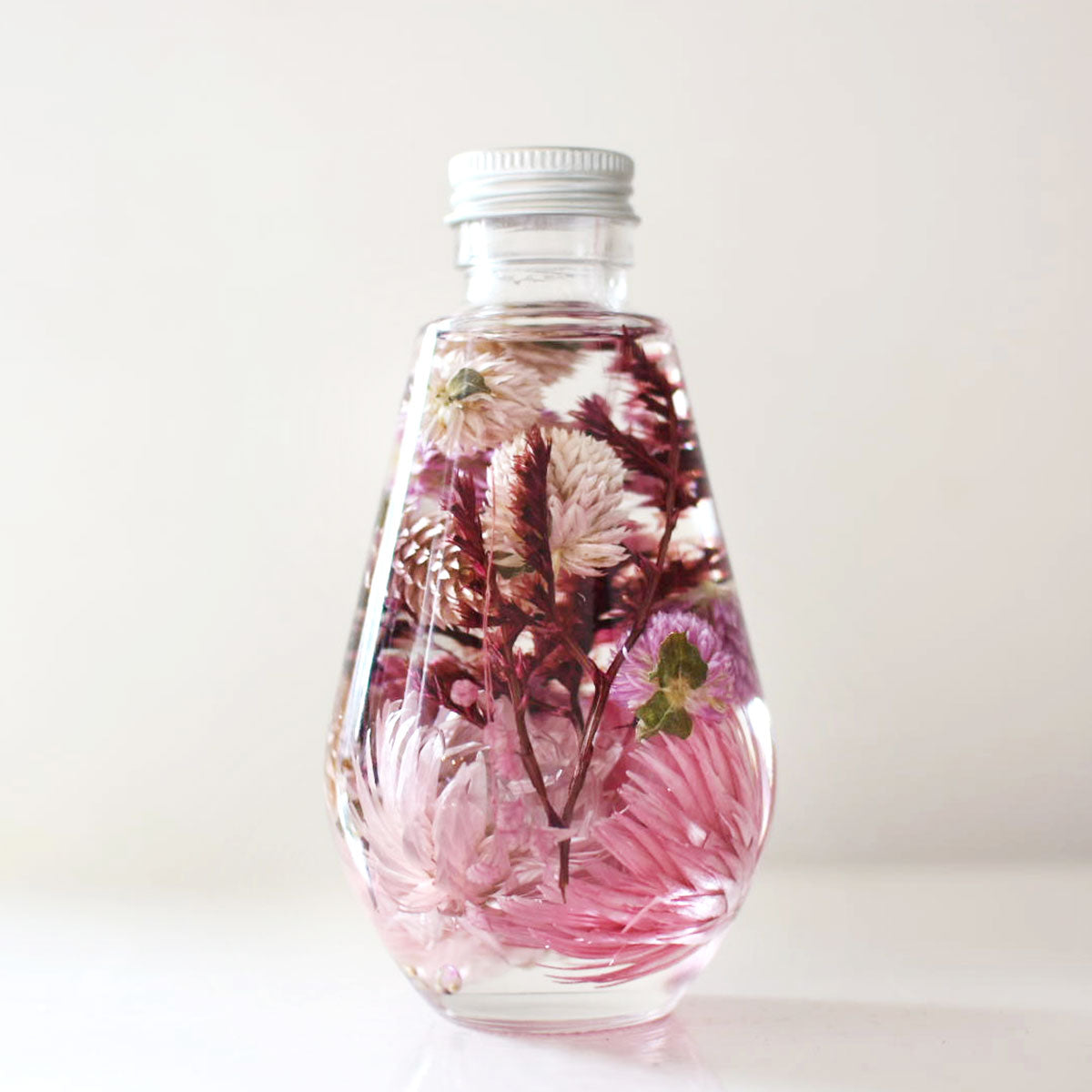 ピンクのボタニカルハーバリウム – Craftie Home (クラフティホーム)