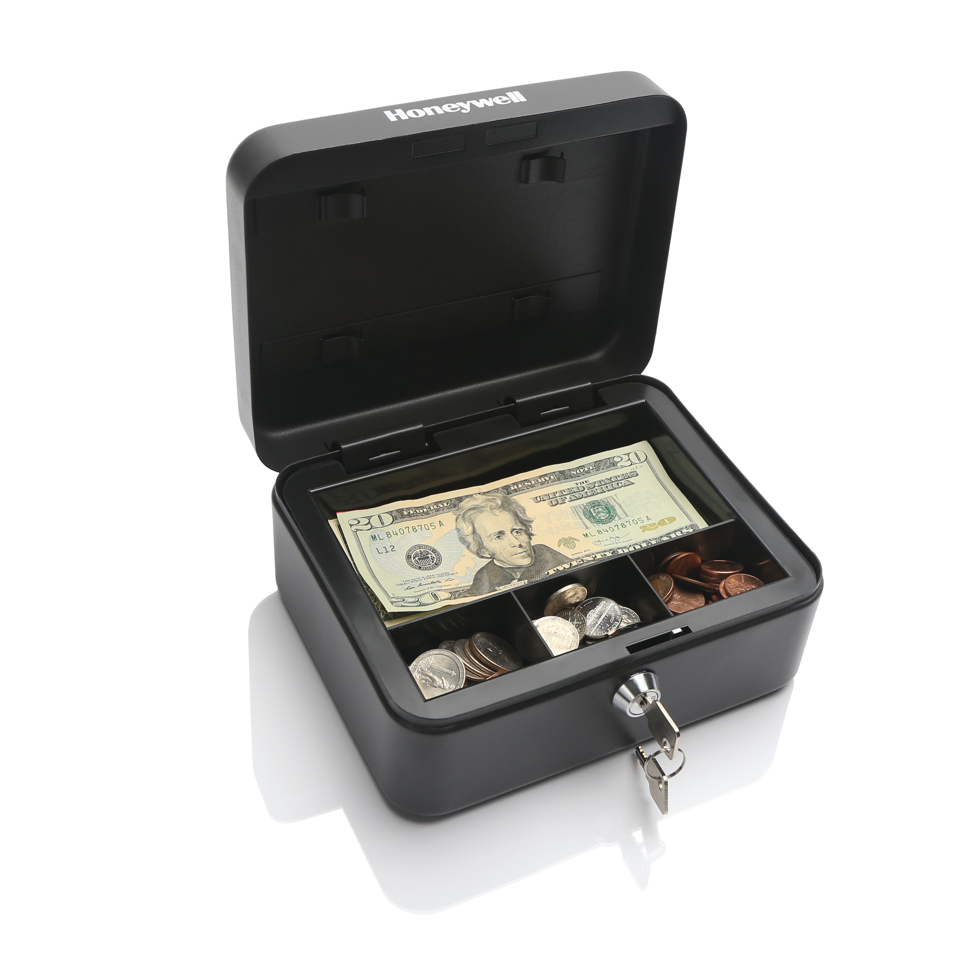 2 in 1 Cash & Key Lock Box (6111) – Honeywell Safes