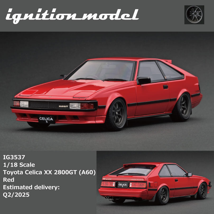 Ignition Model 1:18 Toyota Celica XX 2800GT (A60) Red IG3537