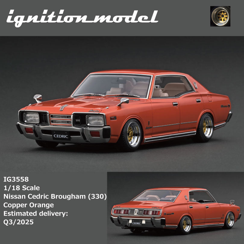 Preorder] Ignition Model 1:18 Nissan Cedric Brougham (330) Copper