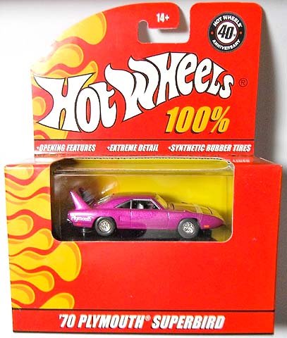 100%ホットウィールシリーズについてのまとめ。ついでに'70 Firebird T