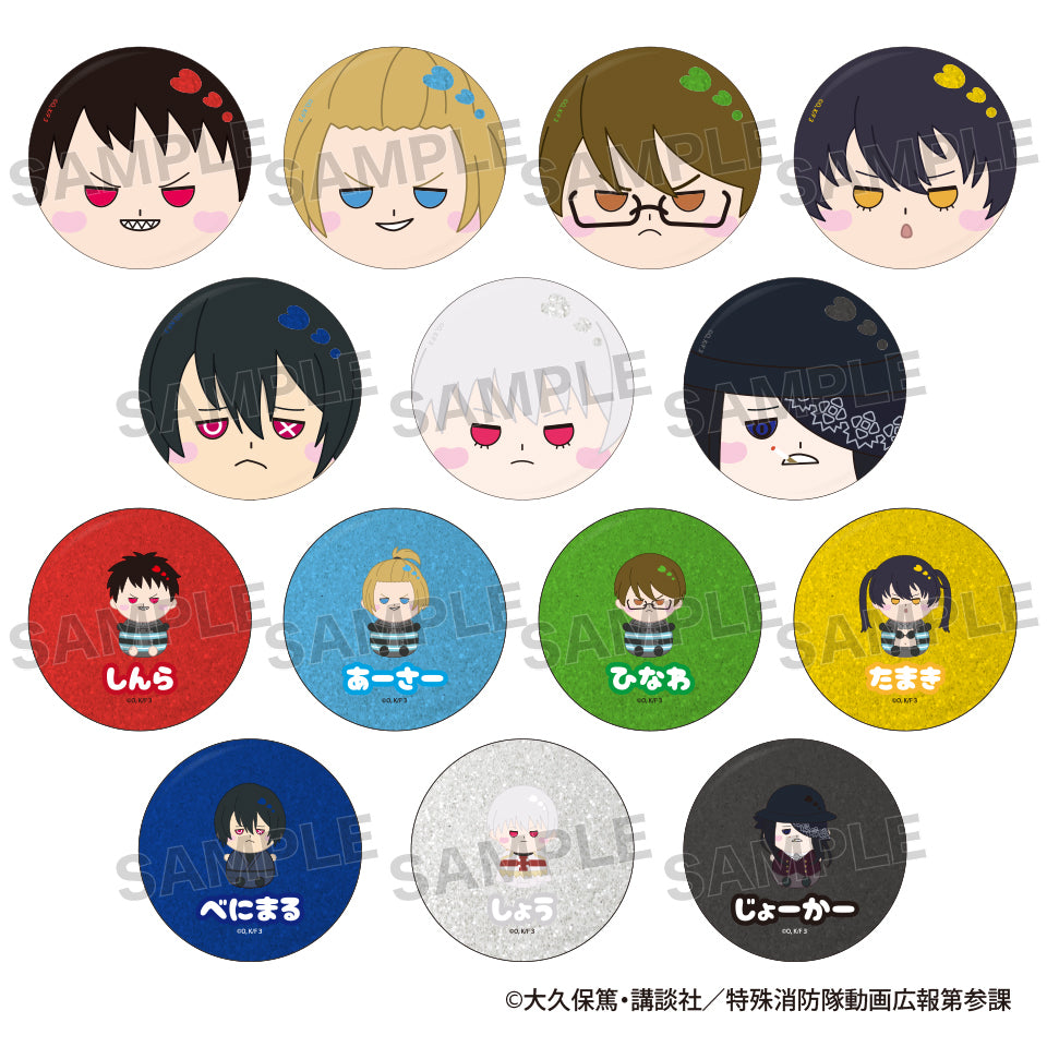 炎炎ノ消防隊 トレーディングもにゅも缶バッジ 1BOX（14パック）入り