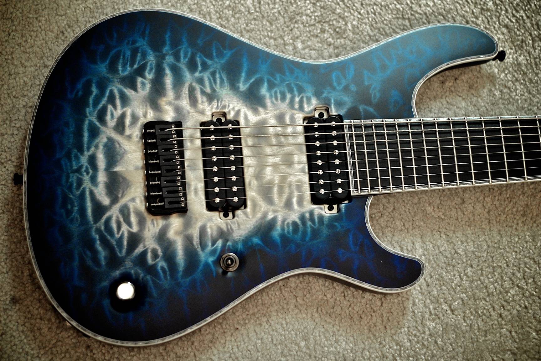 NGD: Mayones Regius 8 White to Blue Fade (Review, Pics and