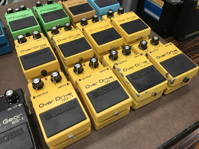 オーバードライブペダルの元祖OD-1、年式違いを比較してみよう