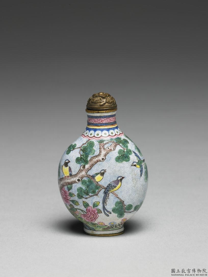 清乾隆畫琺瑯鼻煙壺-數位典藏與學習聯合目錄