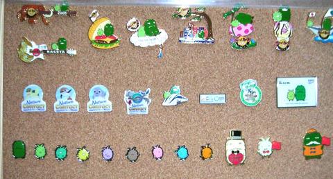 ♪画像あり♪完成？ピンバッジコレクション♪ | どんないいこと - 楽天
