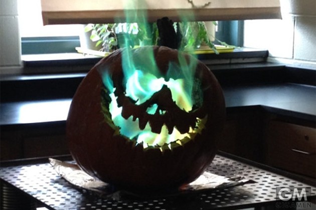 恐怖系 緑の炎を放つジャック・オ・ランタンの作り方 | GIGAMEN ギガメン
